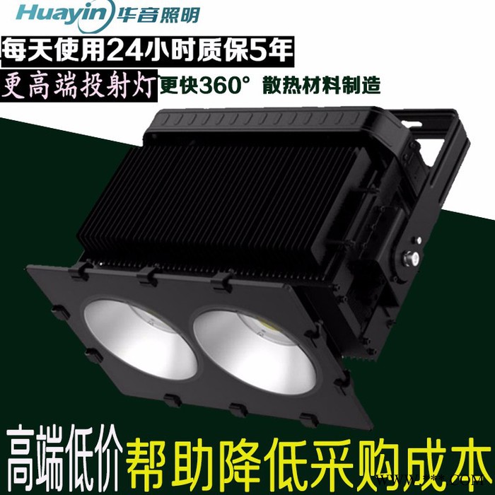 外贸新款西铁城COB方形投射灯1200W大功率球场楼体塔吊聚光投光灯图2