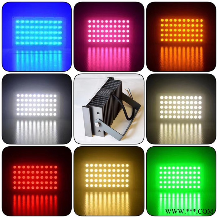 LED投光灯75W/100W模组大功率隧道灯高亮户外工程灯广告牌泛光灯图4