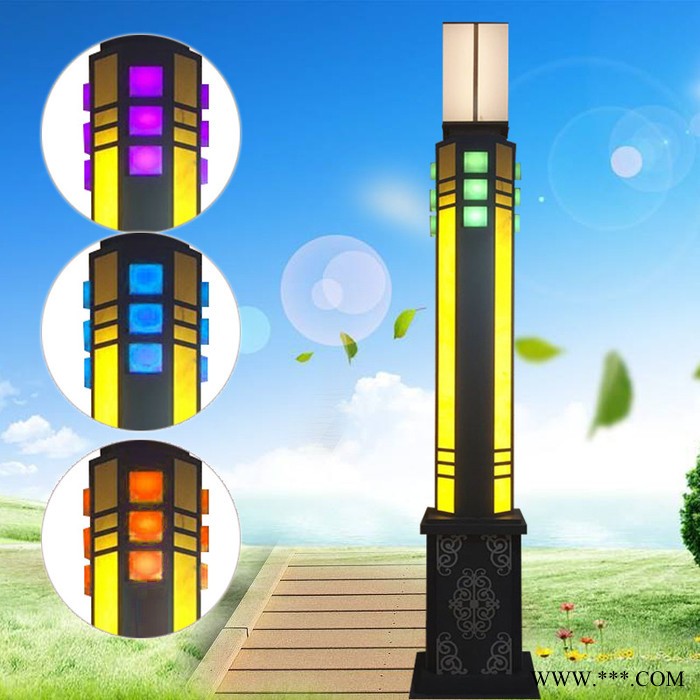 AE照明AE-JGD-01 LED景观灯景观灯厂家定制 户外特色方形LED景观灯柱园林广场美化防水道路灯图4