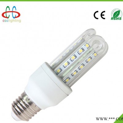 高亮LED玉米灯 3U 5W 高亮LED 节能灯 U型 替代 传统 白炽灯