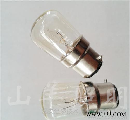 机床仪器指示灯220V15W卡口双触点B22闸板泡白炽灯设备图2
