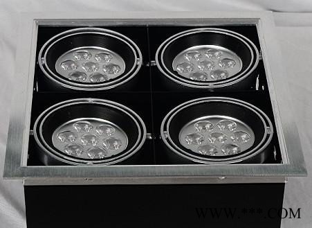 厂价直销led四头豆胆灯28w led豆胆灯 led格栅灯 led双头格栅灯图3
