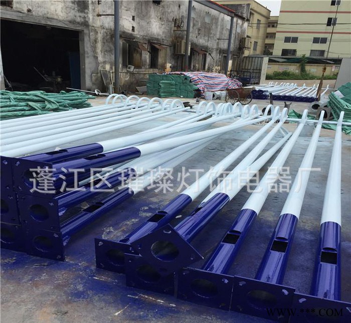 璀璨中山路灯杆厂家 直销led路灯 户外单双臂道路灯A字臂路灯杆 新农村路灯图3