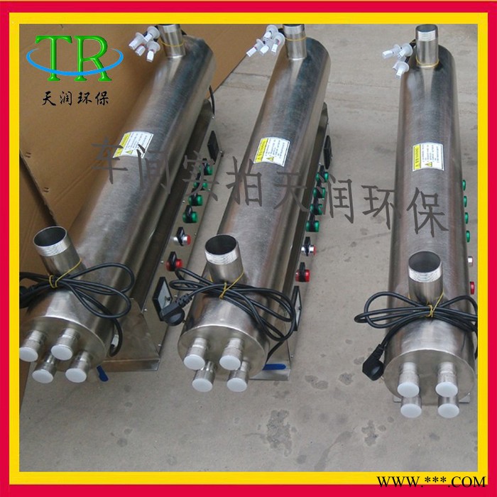 天润TR-UVC-D160紫外线消毒器景观池水处理设备二次供水明渠式过流式污水消毒石英灯管304不锈钢生产商报价安装图5