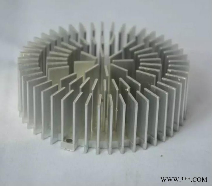 CNC机加工定制 直销 LED投光灯一体化散热器 大功率隧道灯路灯散热器图2
