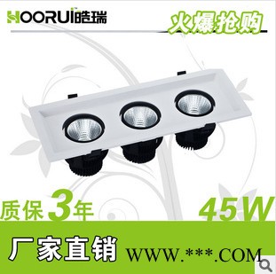 供应HOORUI皓瑞LED豆胆灯 嵌入式格栅灯