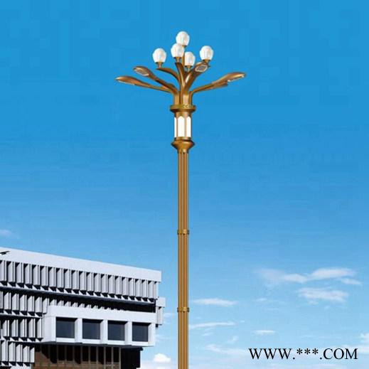 定制加工中华灯 8~15米组合灯 八叉九火LED玉兰灯 广场景观道路灯 专业厂家 品质可靠图4