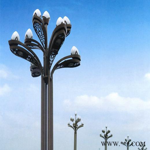 定制加工中华灯 8~15米组合灯 八叉九火LED玉兰灯 广场景观道路灯 专业厂家 品质可靠图8