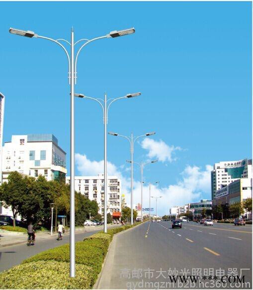 大妙光M-145道路照明灯 路灯灯杆双臂6-12米 光源钠灯金卤灯LED 道路灯 街灯 高杆路灯杆图8