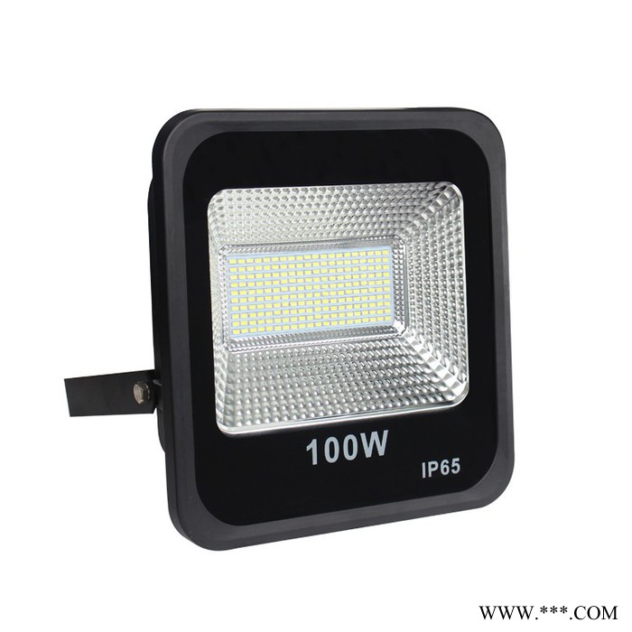忠山照明 led投光灯100W足瓦 高流明 强散热 LED户外照明灯具 IP65 防水防雷防尘 投射灯图2
