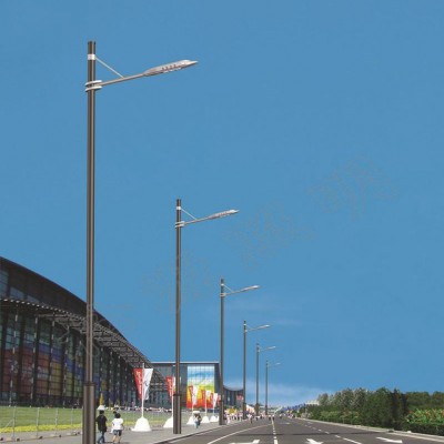路灯新款8米-12米城市道路灯LED高亮节能单臂路灯 松源照