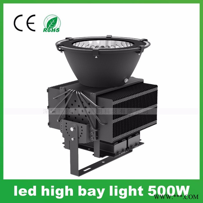 500W工矿灯 SMD贴片高光效LED投光灯 建筑工地码头投射灯100W150W200W300W400W图1