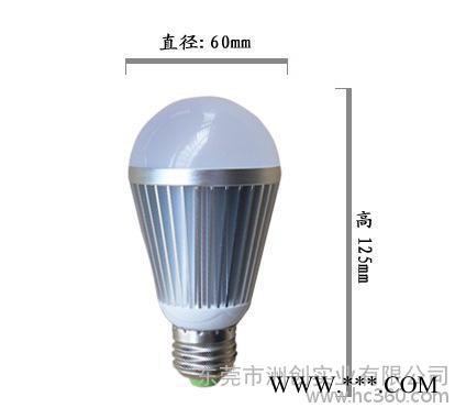 供应led球泡灯6W替代40W白炽灯，餐厅、室内照明专用球泡灯！图1