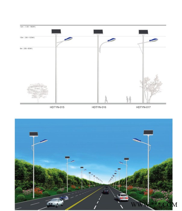 保质新款LED路灯 太阳能路灯环保节能LED道路灯图4