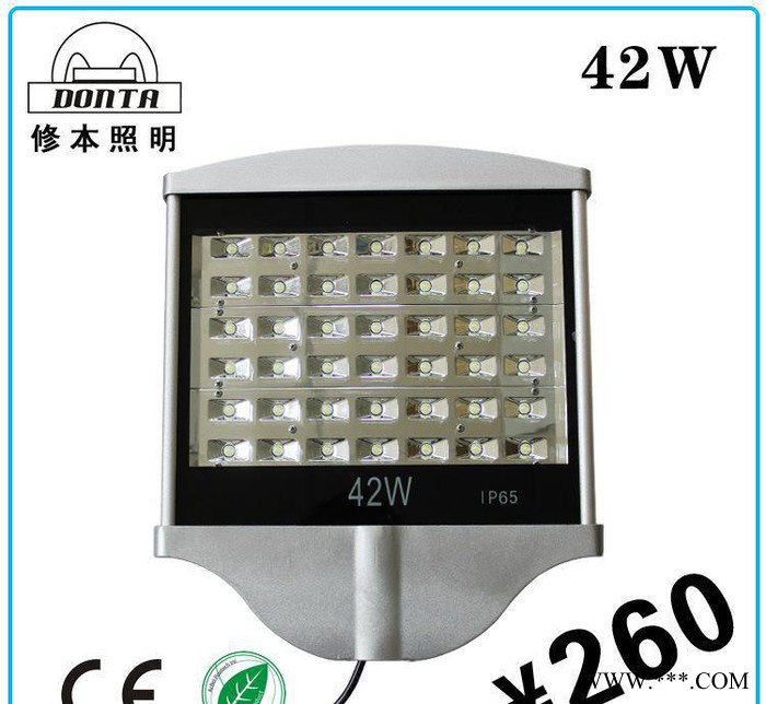 42W led路灯 单颗路灯 高杆道路灯 led户外防水路灯图1