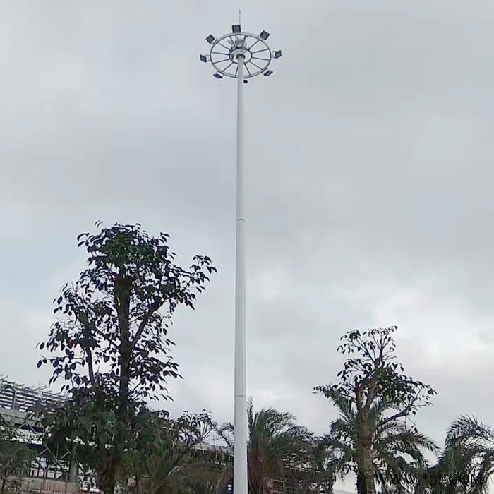 汉威光电HW-GGD-22031510 厂家高杆灯市政路灯杆工程建设户外led照明高速立交桥道路灯灯杆 高杆灯厂家图1