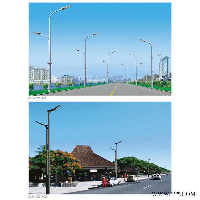 龙泽**道路路灯 一体化新农村led道路灯 6米30W市政路灯批发图2