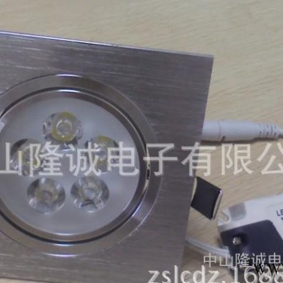 供 LED方灯 大功率格栅灯 单头双头三头斗胆灯 5W 7W