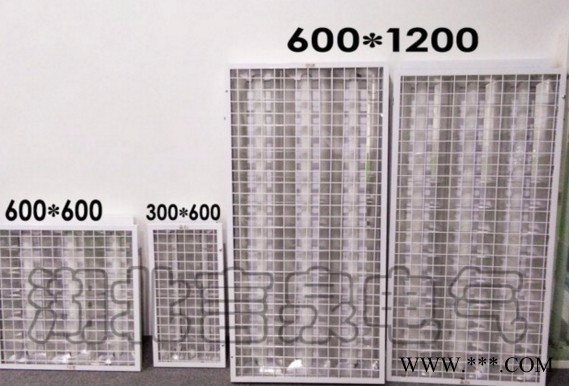 LED防爆格栅荧光灯600*600嵌入式吸顶式三管荧光灯格栅灯图2