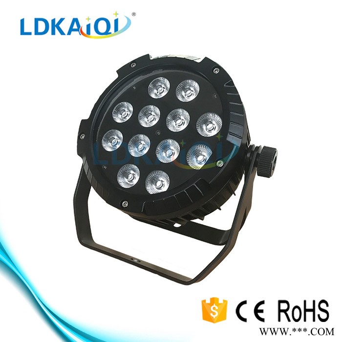 凯奇隆迪LD-2124B 12颗10W LED防水帕灯 婚礼演出舞台灯 户外景观灯 户外舞台声控洗墙灯图1