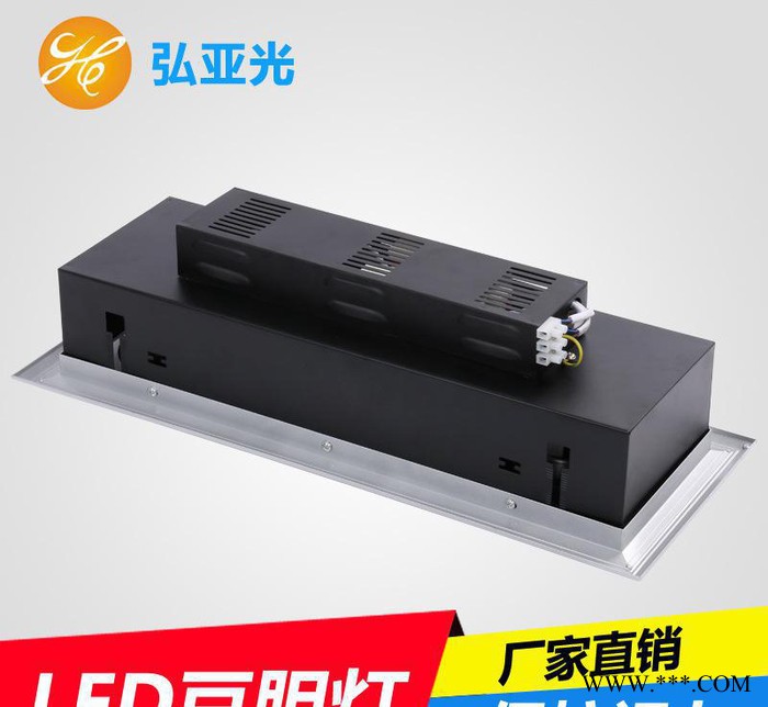 COB银平边三头豆胆灯 三头斗胆灯 格栅灯可旋转 家具卖场专图2