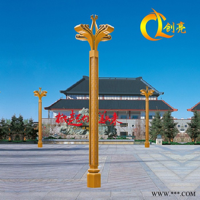 创亮户外照明CL-1236 厂家生产直销 特色圆柱led景观灯 大型广场景观灯 亚克力景观灯柱 非标景观灯 庭院灯玉兰灯图2