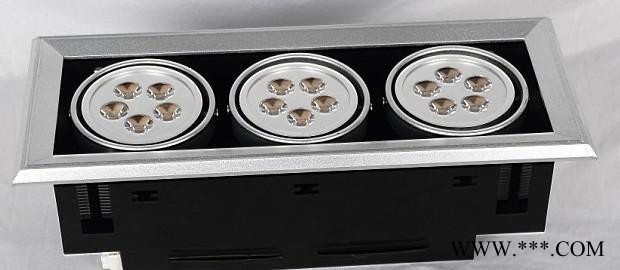 直销led豆胆灯14W led格栅灯 led双头豆胆灯 led双头格栅灯图3