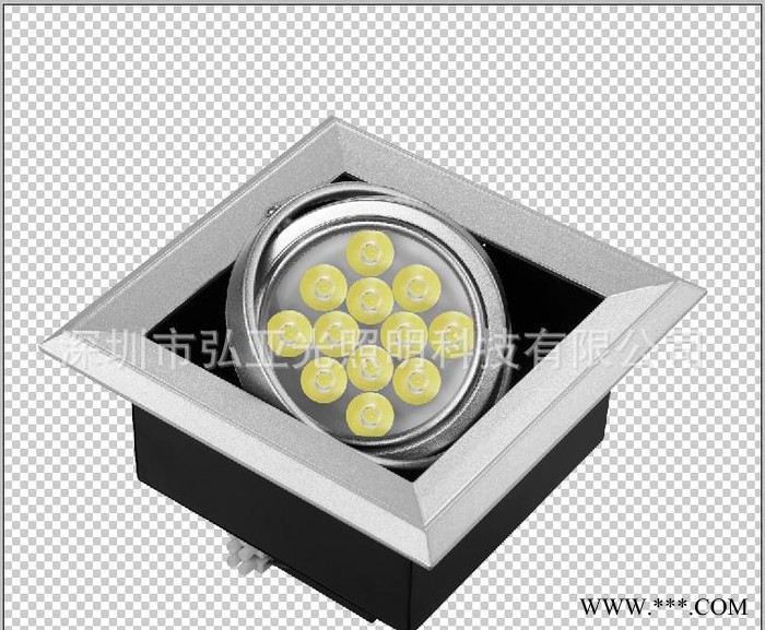 家具展厅服装射灯 斗胆灯LED豆胆灯3W5W7W格栅灯9W1图2