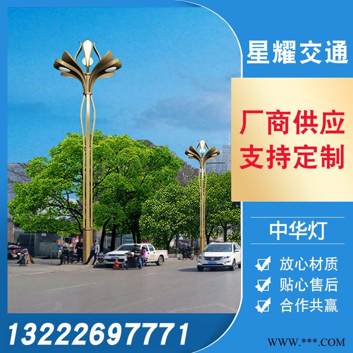 江苏星耀交通  玉兰灯 中华灯 组合灯路灯厂家 厂家定制led景观灯中华灯图6