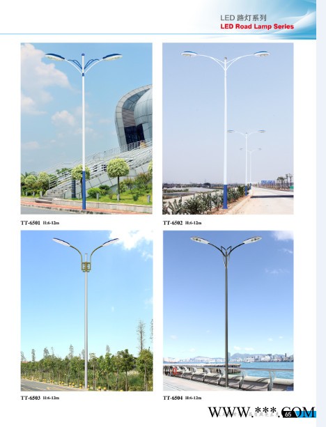 艺恒路50601厂家太阳能LED路灯头12米路灯小区道路灯 太阳能路灯图2