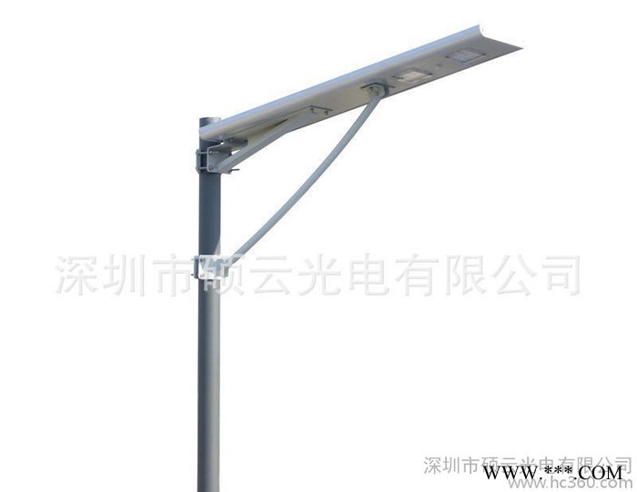 直销节能环保太阳能道路灯 小区路灯 led一体化太阳能25W图1