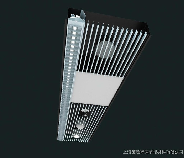【上海策腾】单光槽型集成带，智能顶部照明集成系统，传统格栅灯替代者，TIS图2