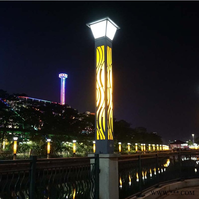 型材铝观灯 Led铝材景观灯 四方景观灯图2