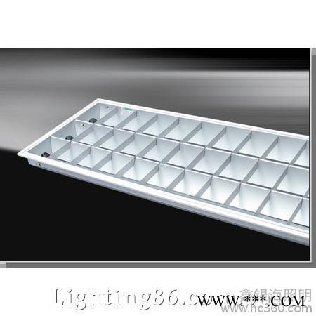 供应兴华3*40wT8嵌入式格栅灯盘图2