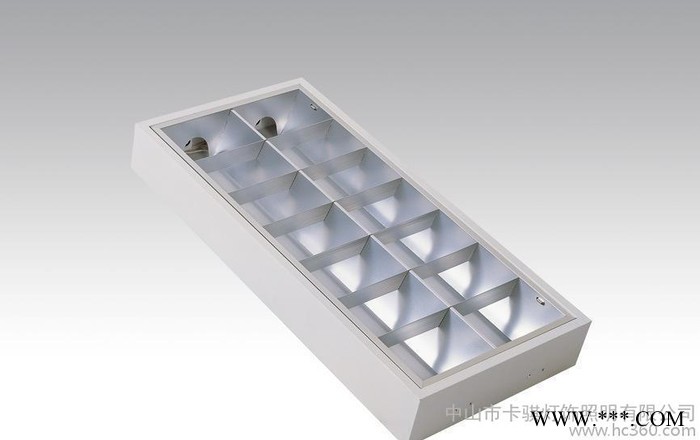 卡骐照明T5LED600*300格栅灯灯盘办公照明一体式le卡骐灯饰照明中山古镇**图3