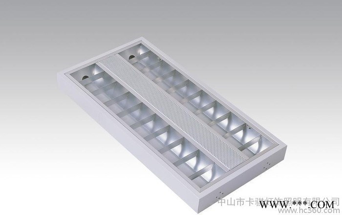 卡骐照明T5LED600*300格栅灯灯盘办公照明一体式le卡骐灯饰照明中山古镇**图2