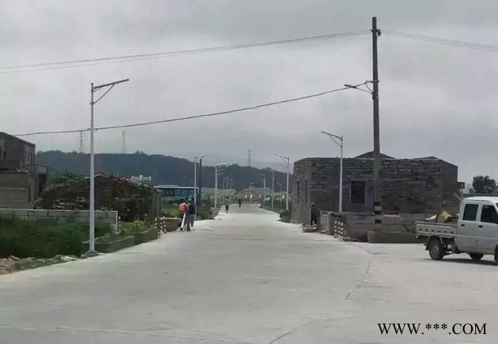 **】新农村智能一体化道路灯20W太阳能灯人体感应光控图3