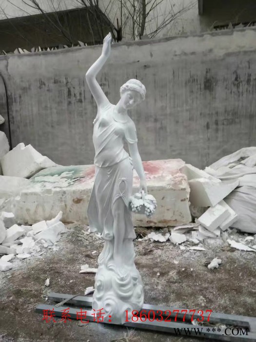 山西康大雕塑 天使举灯装饰品广场景观灯定做图8