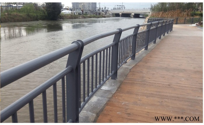 中正 桥梁护栏防撞护栏铸铁钢板立柱河道景观灯光栏杆 景观护栏图4