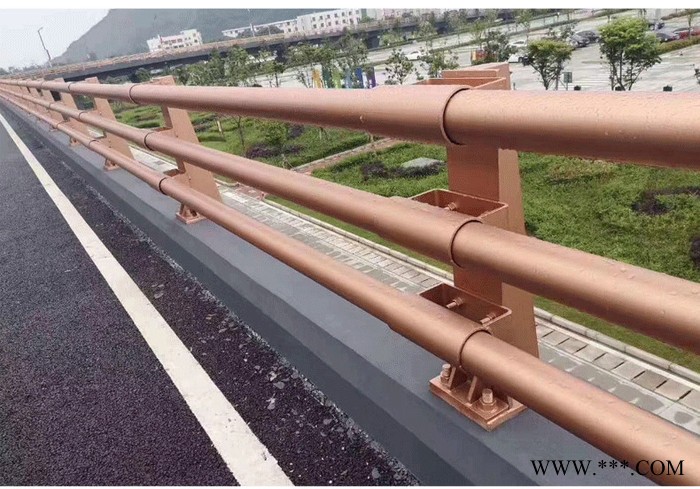 中正 桥梁护栏防撞护栏铸铁钢板立柱河道景观灯光栏杆 景观护栏图6