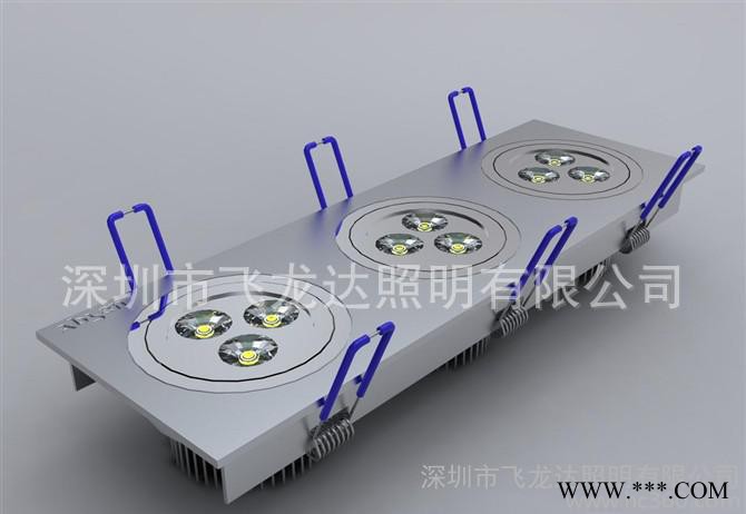 生产大功率系列—精美LED天花灯　ＬＥＤ天花灯/ＬＥＤ格栅灯图1