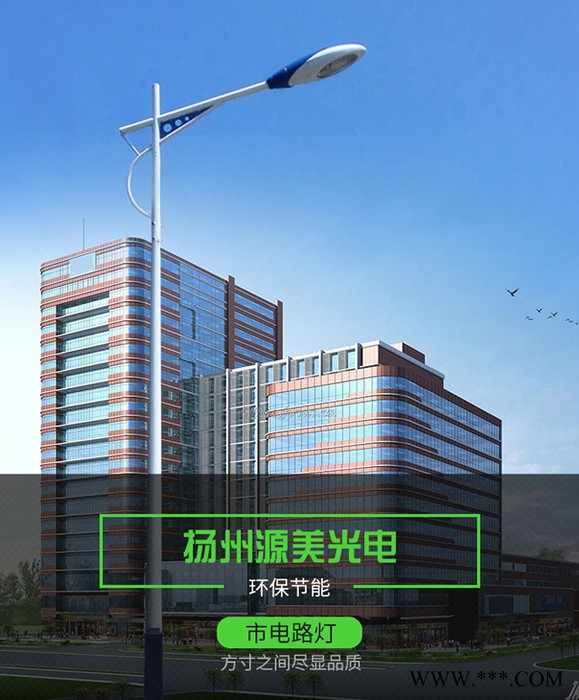定制路灯户外灯新农村LED高杆乡村道路灯广场防水路灯杆6米7米8米