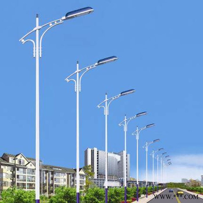 博辉** 新农村太阳能路灯 自弯臂路灯 LED道路灯 户外广场灯批发图2