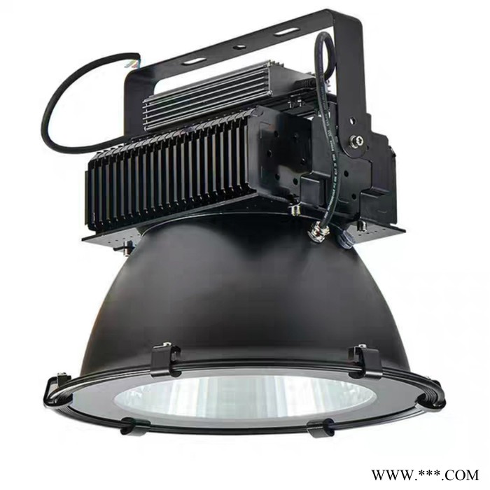 led高棚灯150w200w鳍片工矿灯防水投光灯厂房车间灯仓库灯展览馆吊灯体育馆照明灯图5