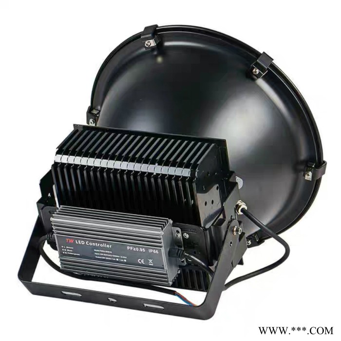 led高棚灯150w200w鳍片工矿灯防水投光灯厂房车间灯仓库灯展览馆吊灯体育馆照明灯图3