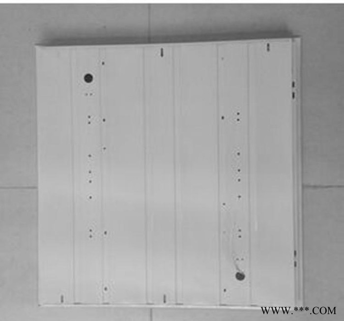 LED格栅灯盘600*600嵌入式T5一体化工厂办公商场超市工程照明全套图2
