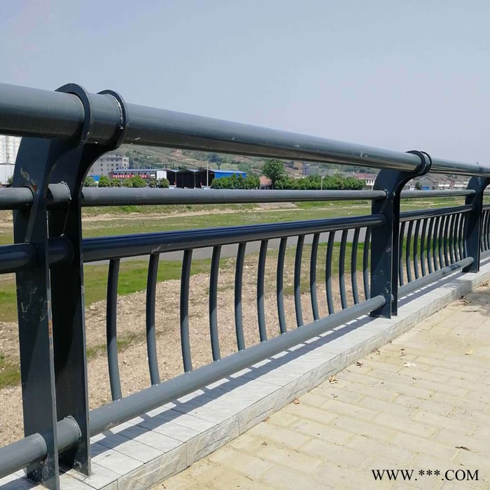 桥梁护栏 河道防撞护栏立柱 道路护栏 天桥护栏 景观灯光护栏不锈钢栏杆定制 桥梁防撞护栏 景观护栏 炎煌护栏图3