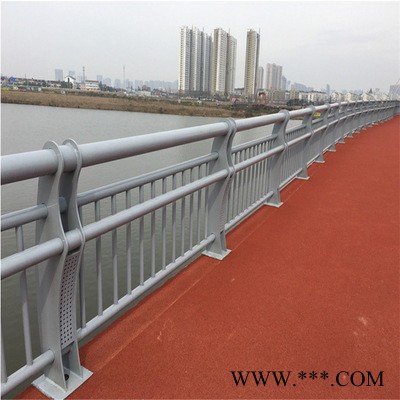 桥梁护栏 河道防撞护栏立柱 道路护栏 天桥护栏 景观灯光护栏不锈钢栏杆定制 桥梁防撞护栏 景观护栏 炎煌护栏