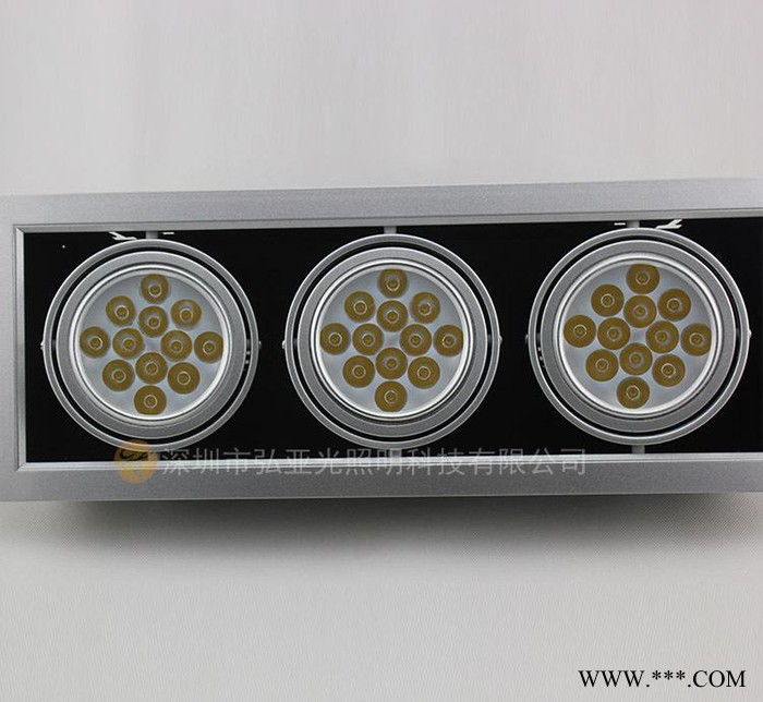 家具展厅专用 led斗胆灯 格栅灯 三头led豆胆灯 led图1