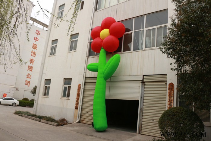 河南非凡气模  定制充气发光莲花气模 充气艺术装置景观灯光节 创意美陈装饰花朵图3